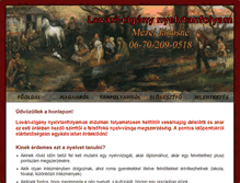 Tablet Screenshot of lovari-ciganynyelv.hu
